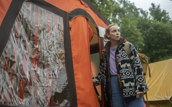 Jodie Comer TV Show Killing Eve HD Desktop Wallpaper | Background Image