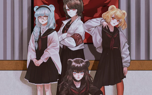 Istina (Arknights) Zima (Arknights) Gummy (Arknights) Absinthe (Arknights) video game Arknights HD Desktop Wallpaper | Background Image