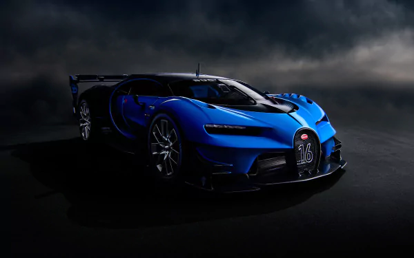 hypercar vehicle Bugatti Vision Gran Turismo HD Desktop Wallpaper | Background Image