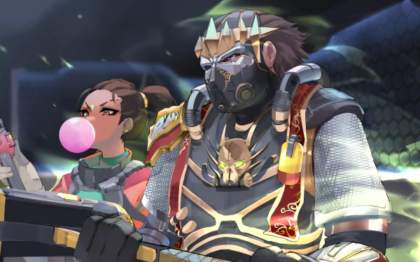 Rampart (Apex Legends) Caustic (Apex Legends) video game Apex Legends HD Desktop Wallpaper | Background Image