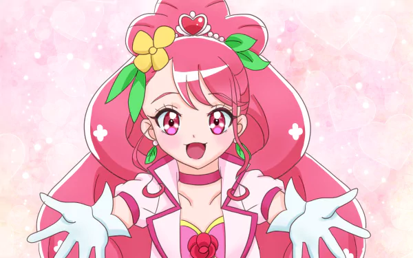 Nodoka Hanadera Cure Grace Anime Healin' Good PreCure HD Desktop Wallpaper | Background Image