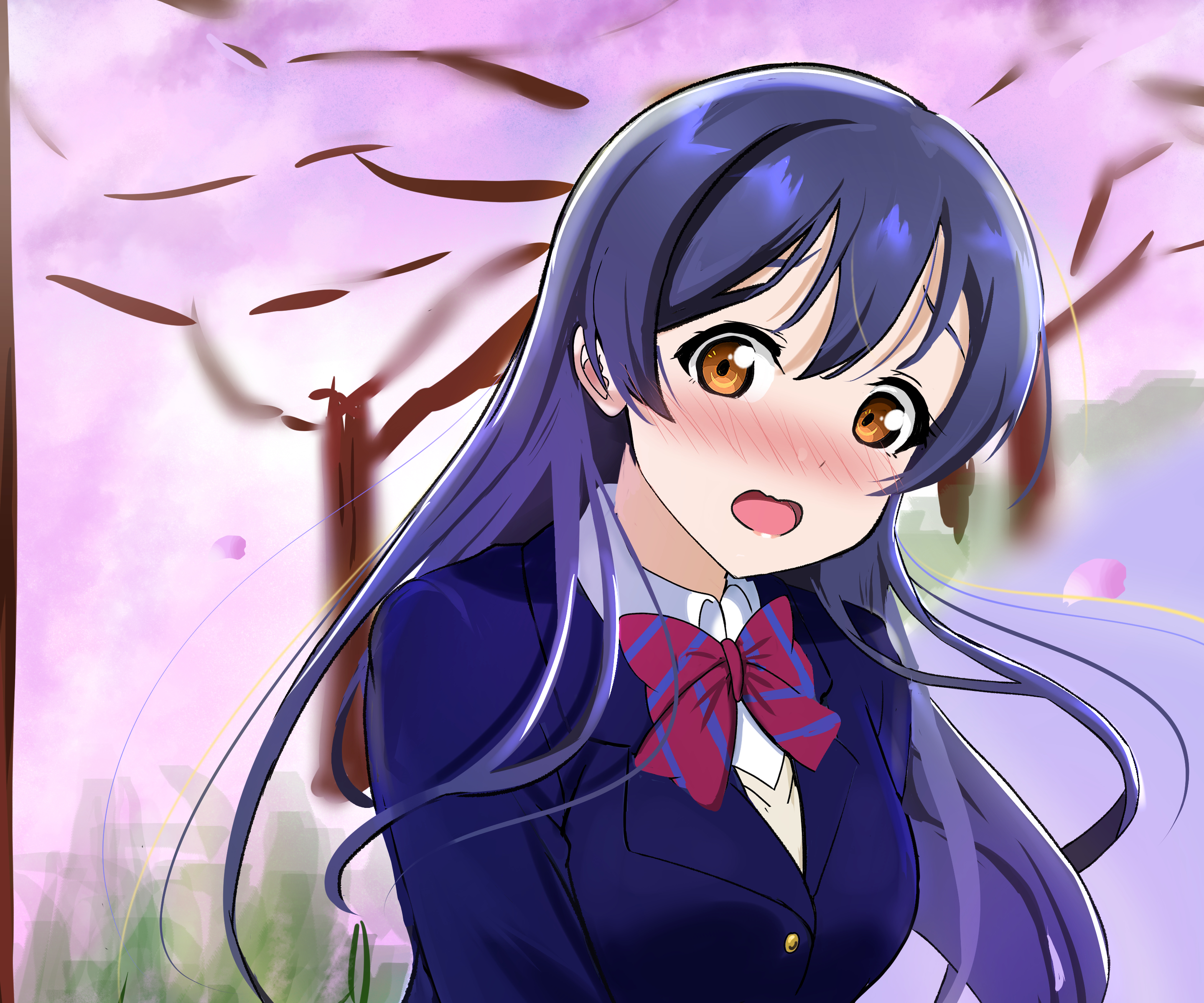 Download Umi Sonoda Anime Love Live! HD Wallpaper