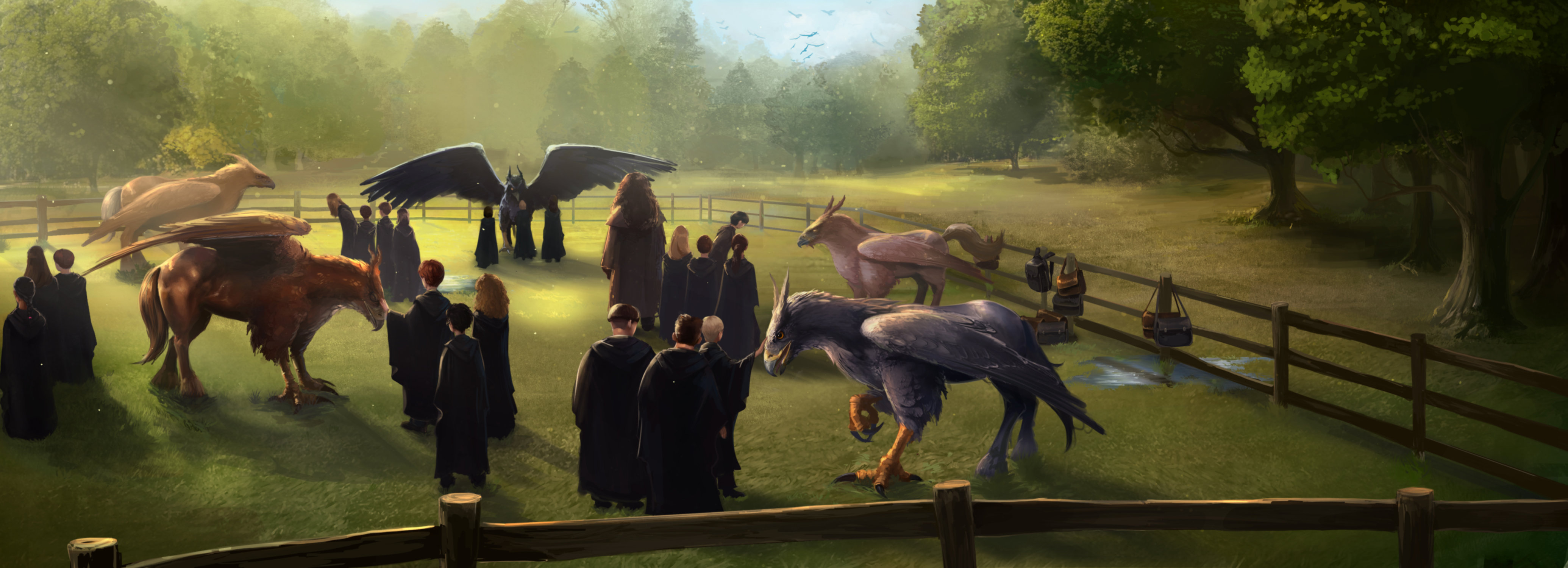 Hagrid's First Lesson by Atomhawk