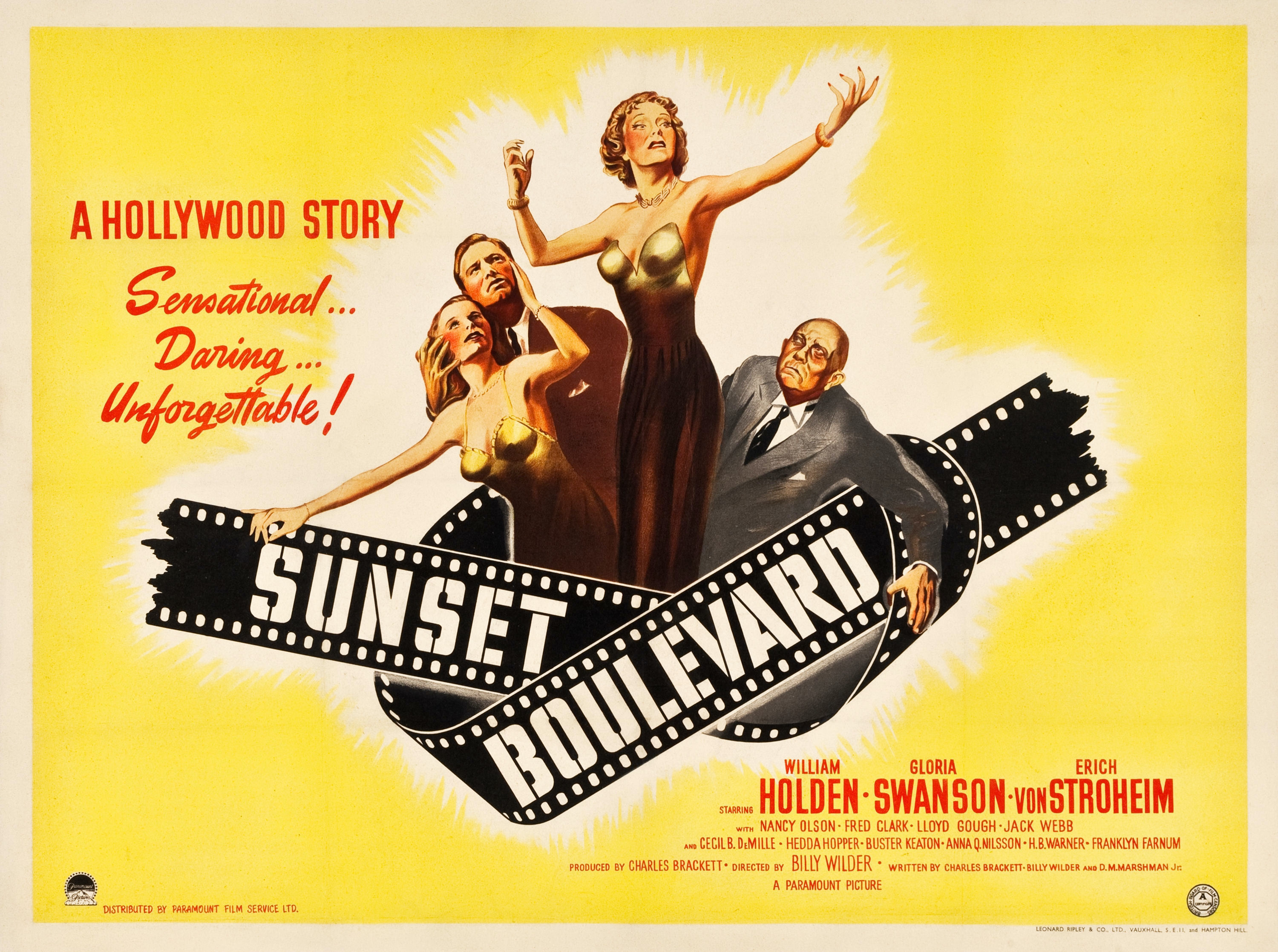 Sunset Boulevard HD Wallpaper