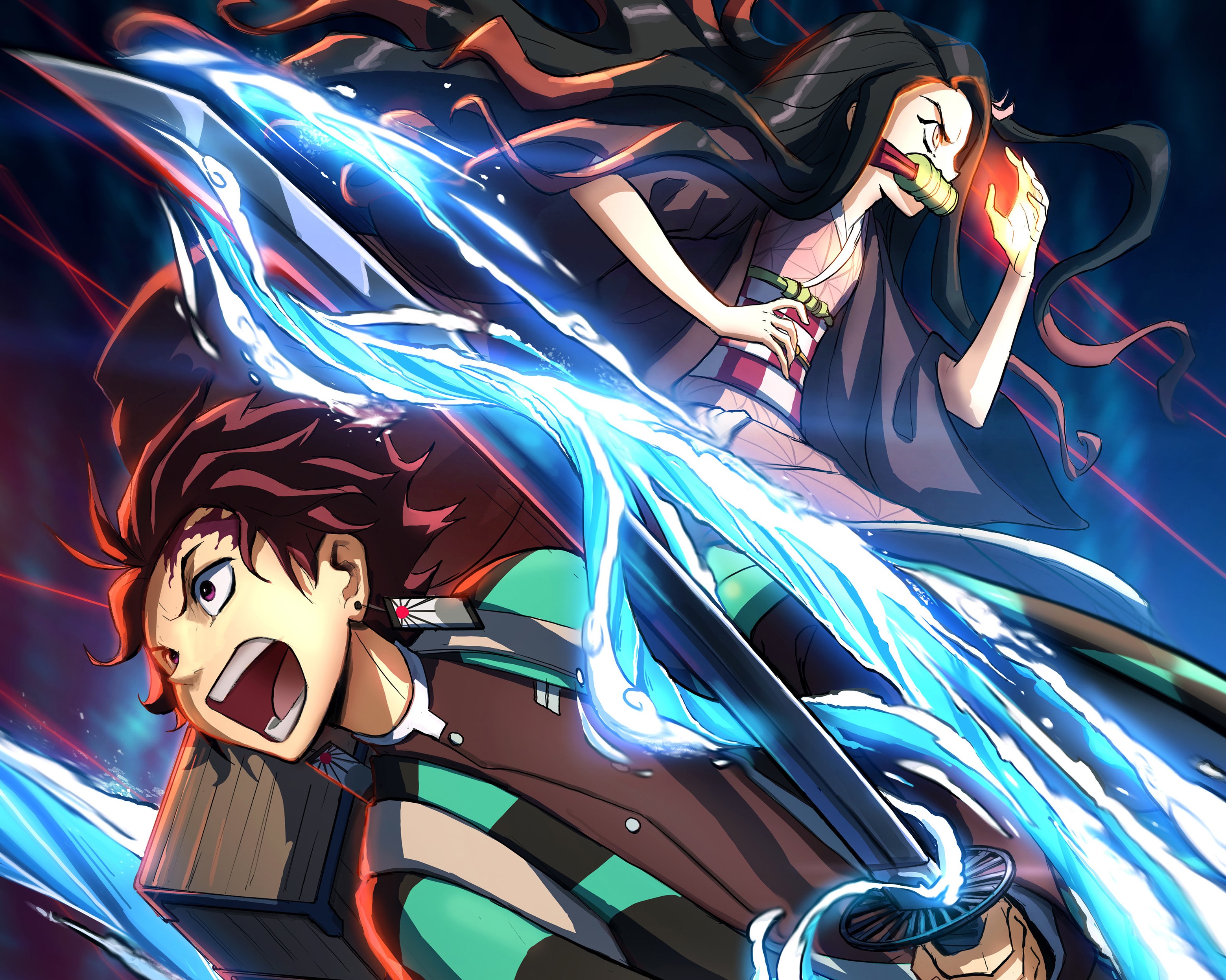 Download Nezuko Kamado Tanjiro Kamado Anime Demon Slayer: Kimetsu No ...