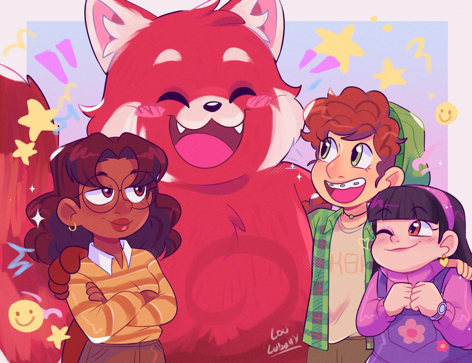 Download Priya Dewan Miriam Wexler Mei Lee Abby Park Movie Turning Red HD Wallpaper