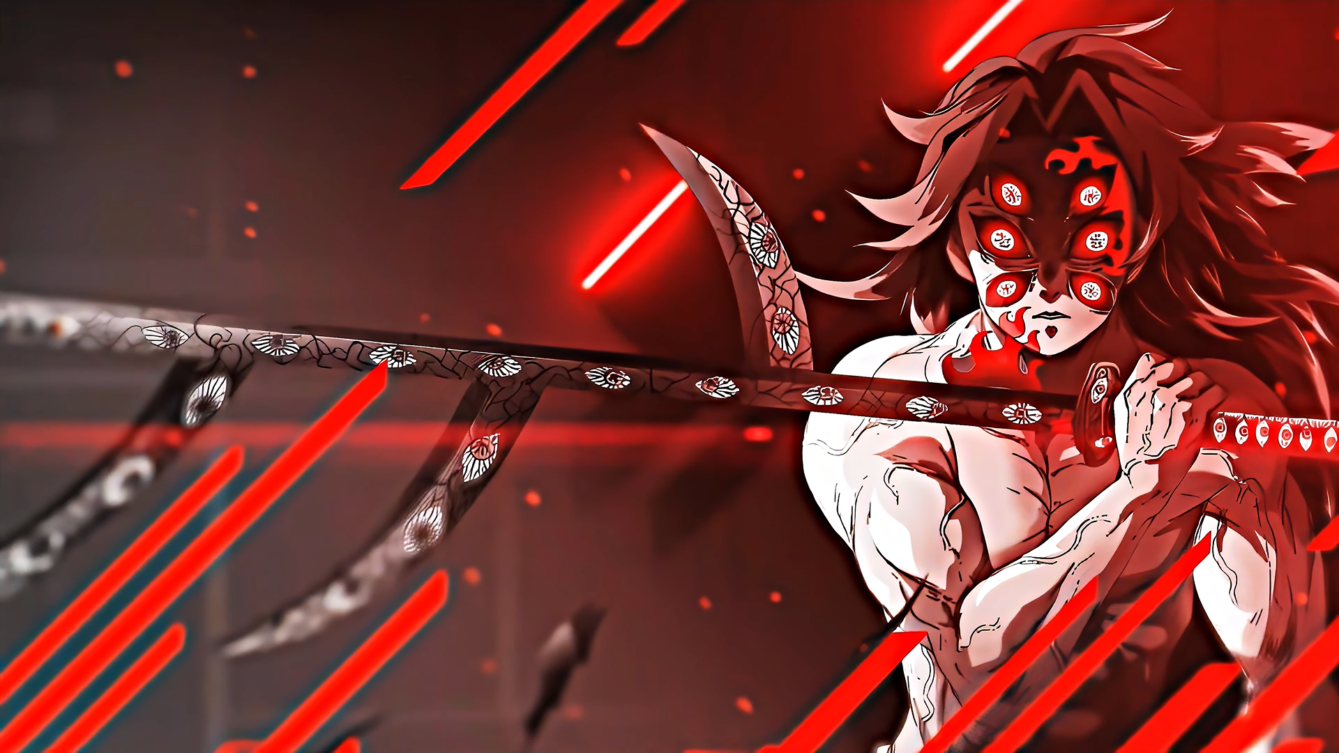 Kokushibo HD Wallpaper Epic Demon Slayer Art 1920x1080 Wallpaper 