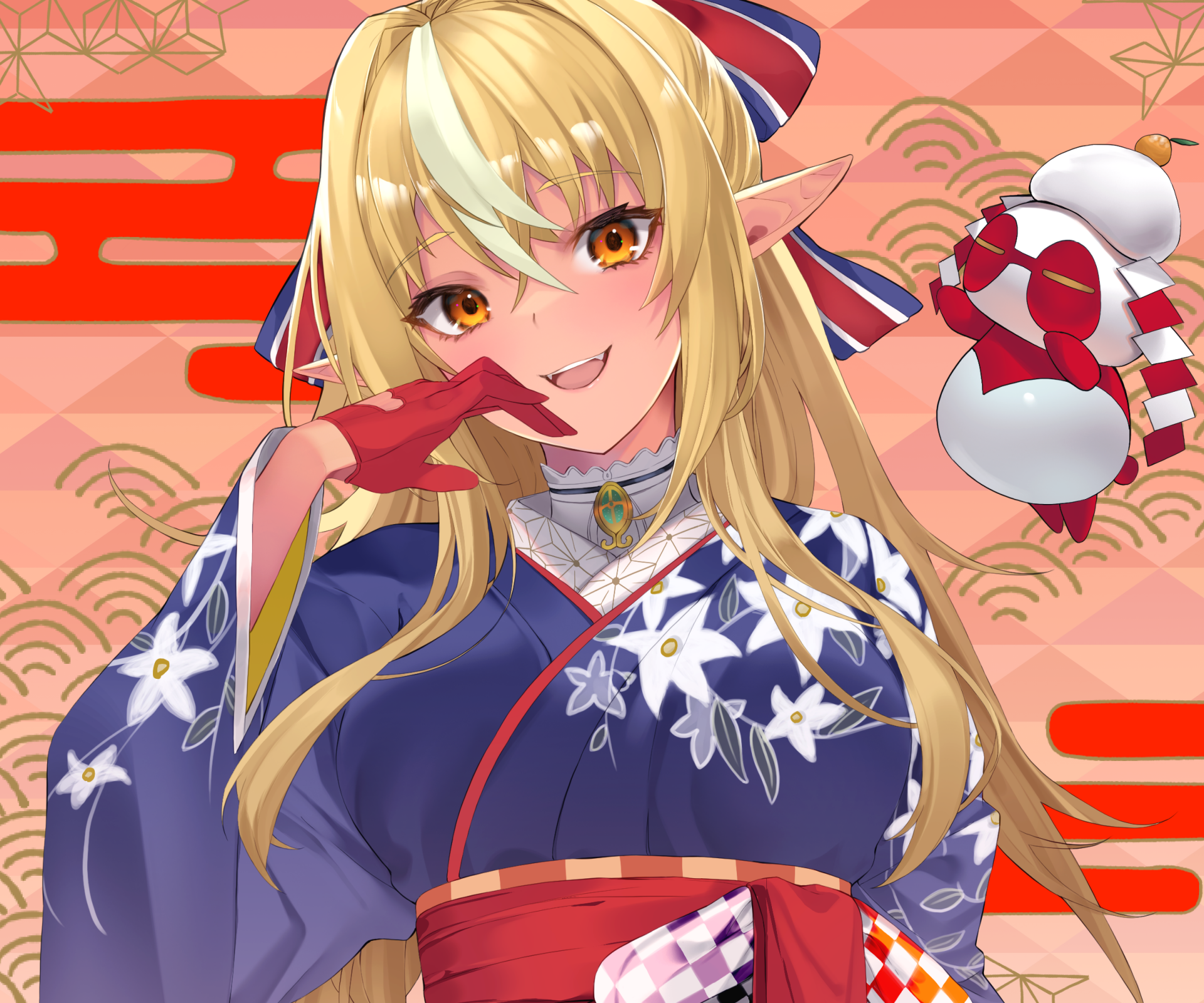 Download Hololive Shiranui Flare Anime Virtual Youtuber HD Wallpaper