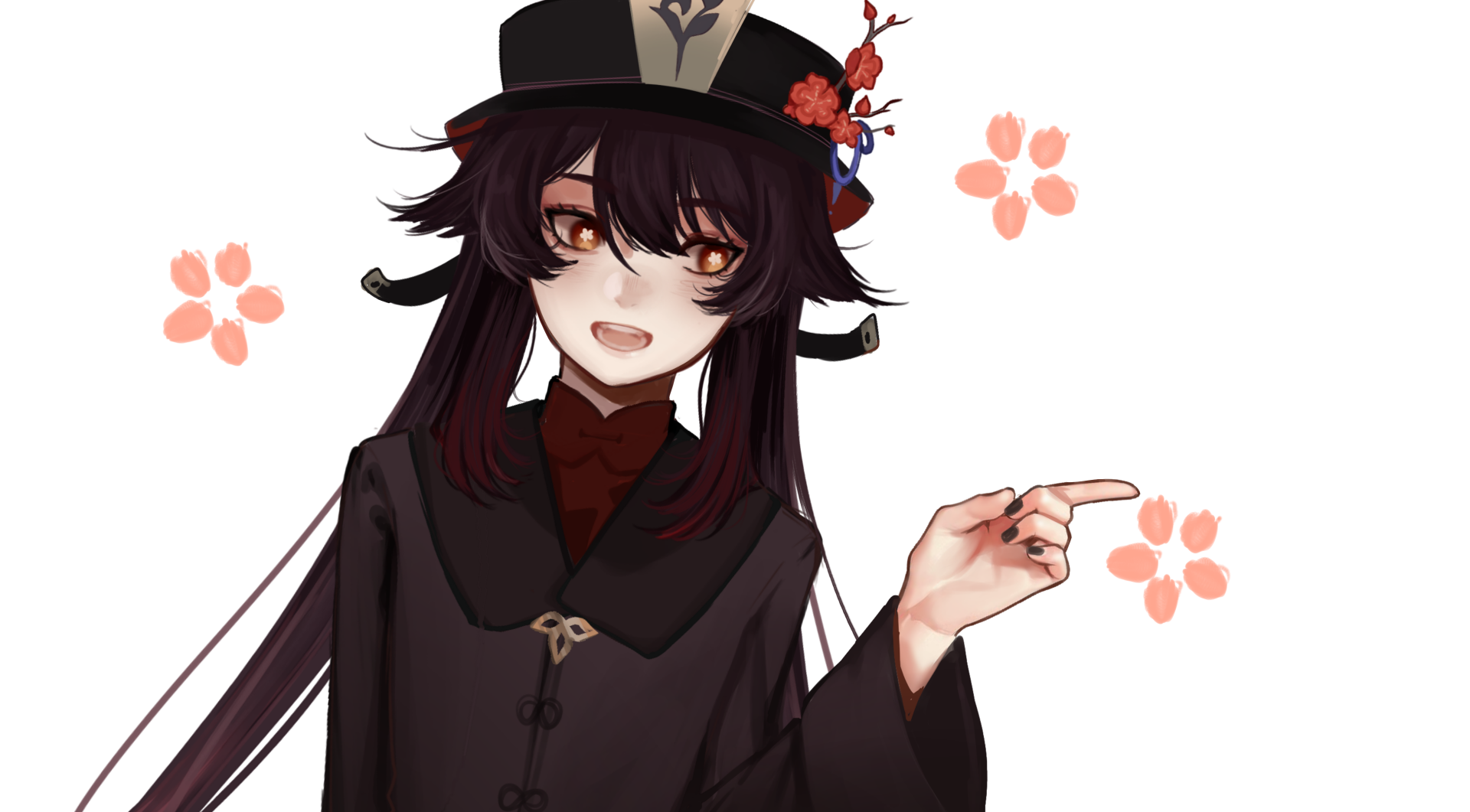 Download Hu Tao Video Game Genshin Impact HD Wallpaper by inga2ooo