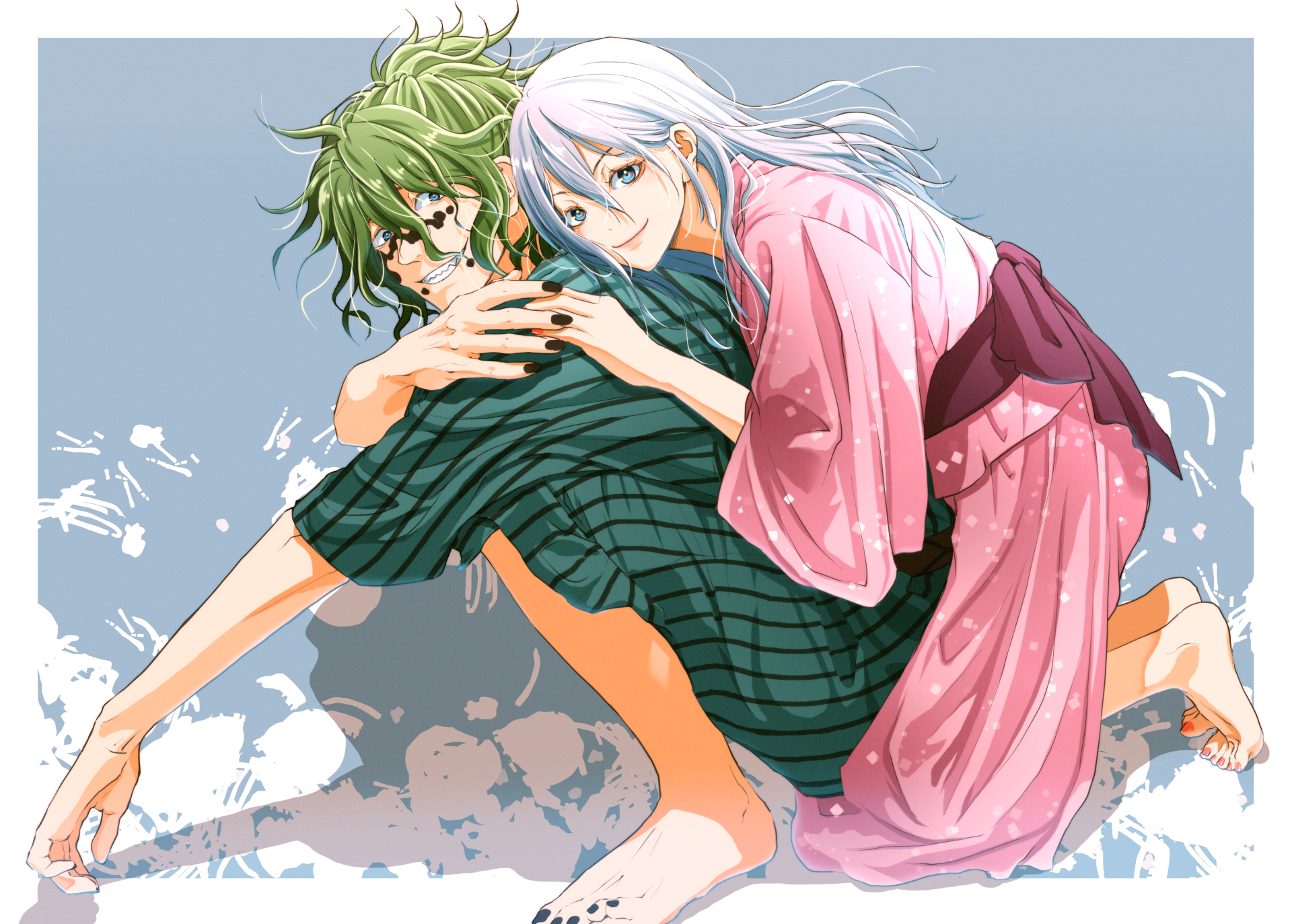 Download Gyutaro (Demon Slayer) Daki (Demon Slayer) Anime Demon Slayer: Kimetsu No Yaiba HD Wallpaper