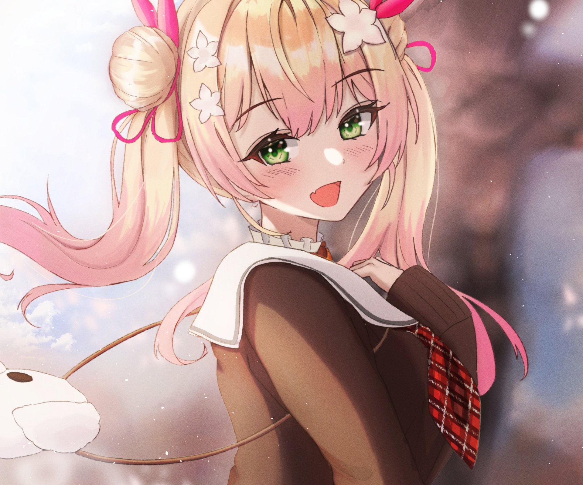 Download Hololive Momosuzu Nene Anime Virtual Youtuber HD Wallpaper