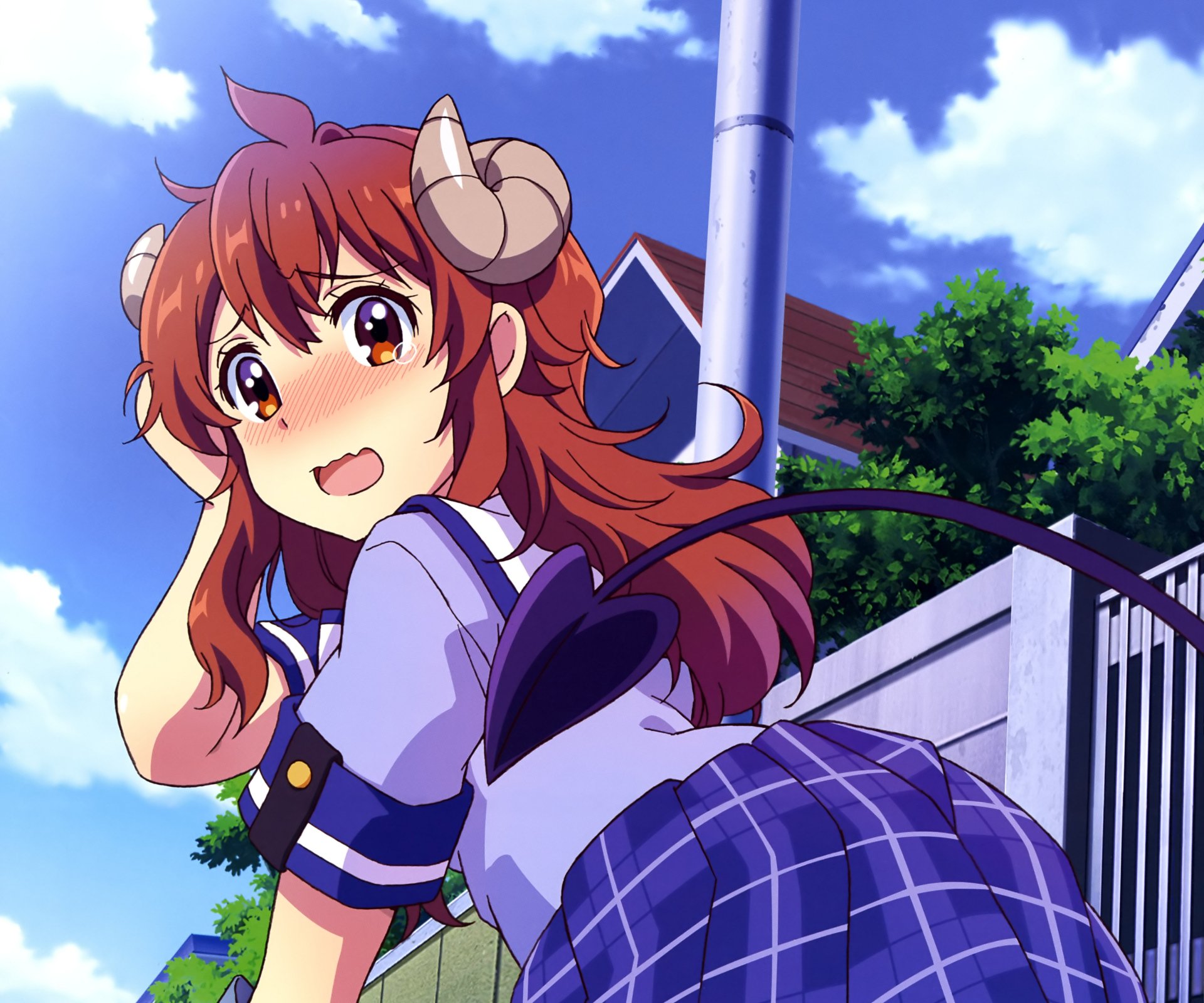 Download Yuuko Yoshida Anime The Demon Girl Next Door 4k Ultra HD Wallpaper