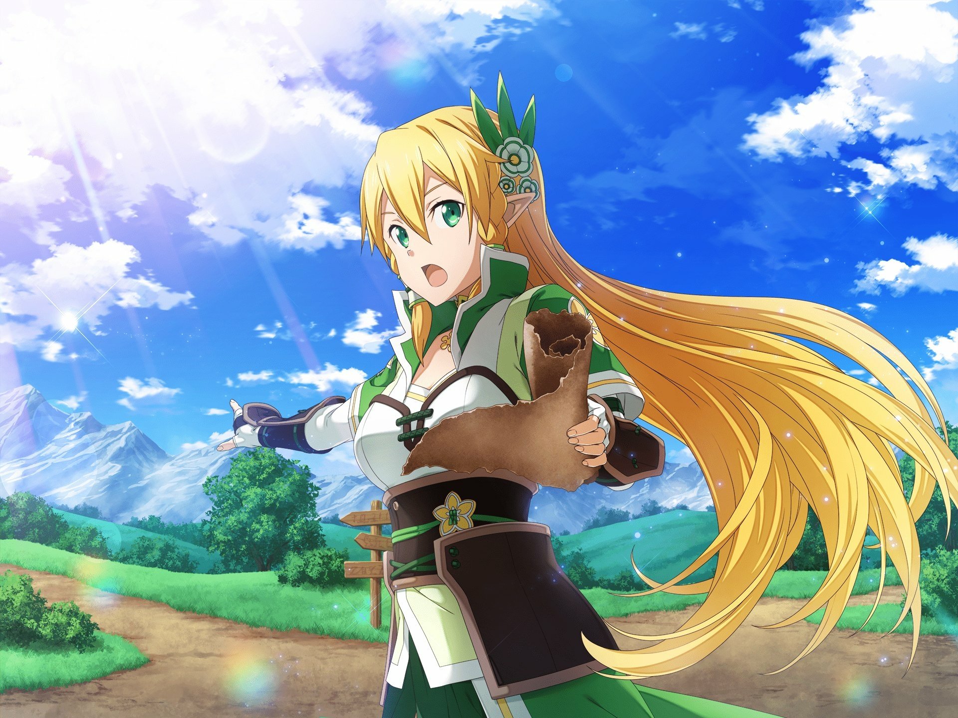 Download Leafa (Sword Art Online) Anime Sword Art Online HD Wallpaper