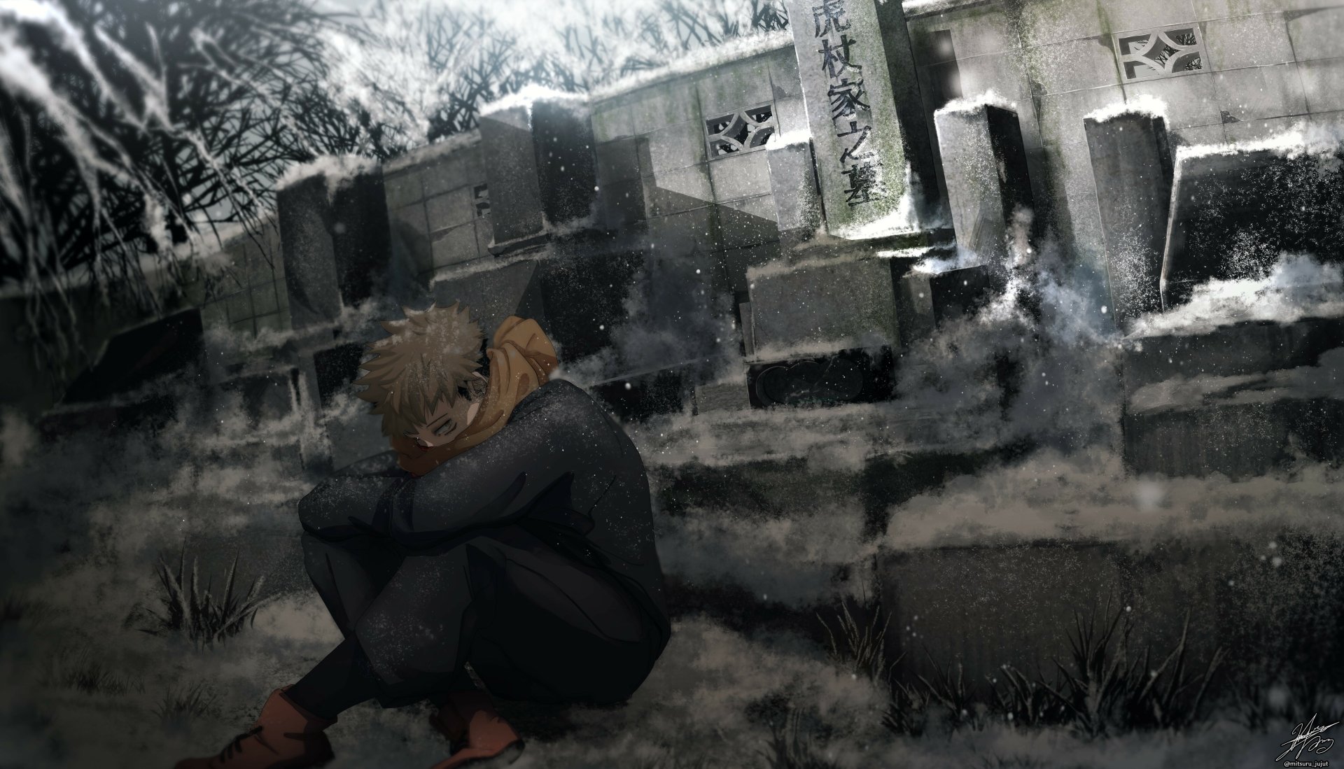 Download Yuji Itadori Anime Jujutsu Kaisen 8k Ultra HD Wallpaper by 光鶴