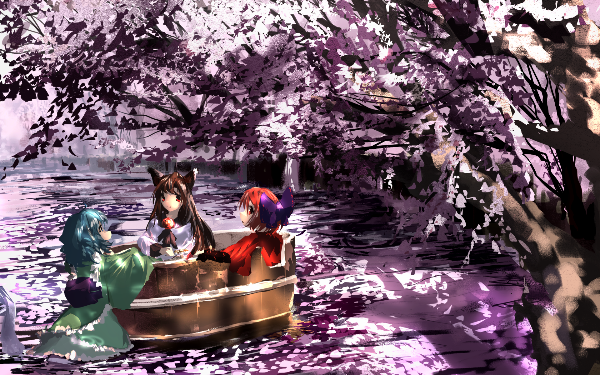 Download Wakasagihime (Touhou) Sekibanki (Touhou) Kagerou Imaizumi Anime Touhou HD Wallpaper