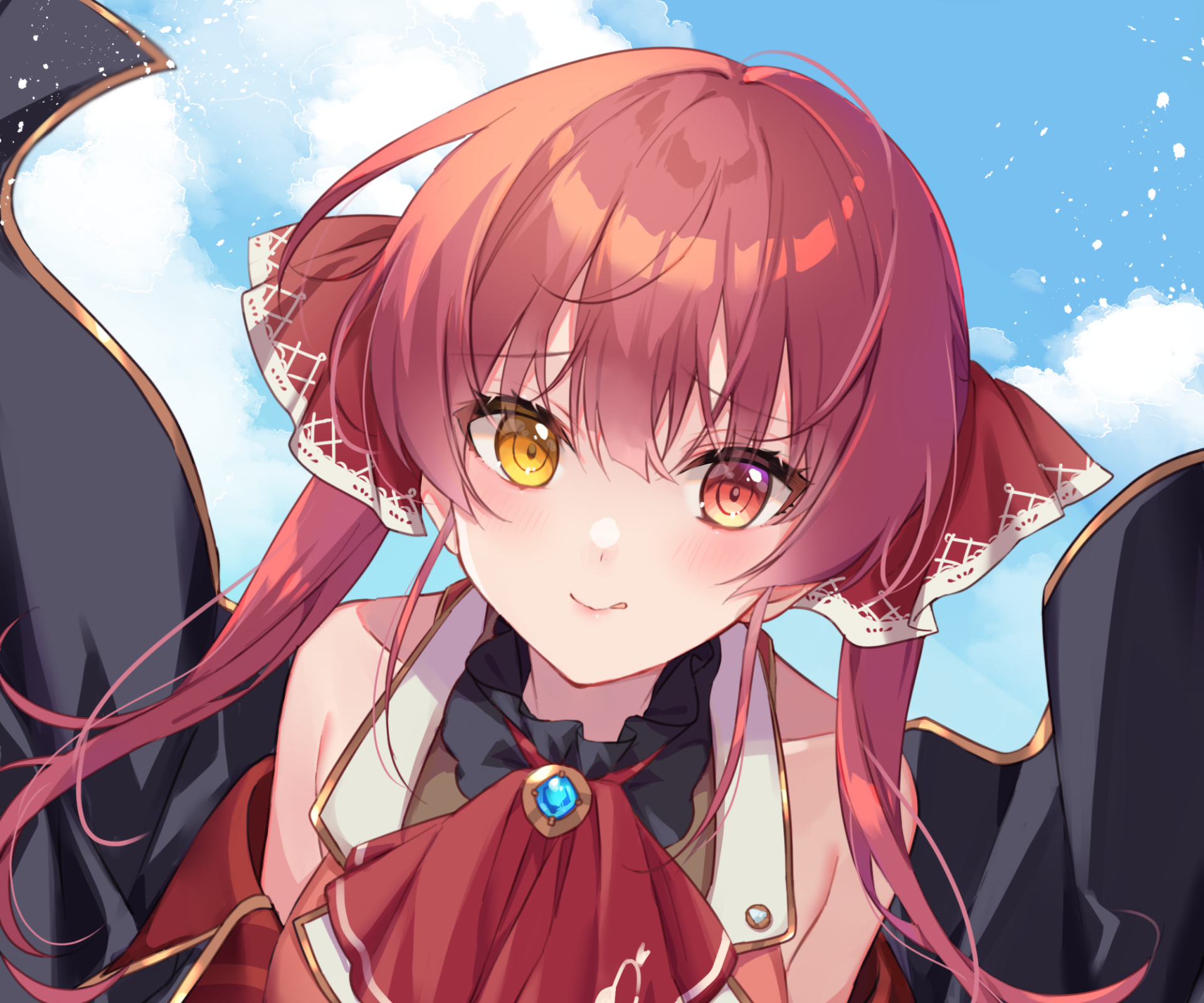 Download Hololive Houshou Marine Anime Virtual Youtuber HD Wallpaper