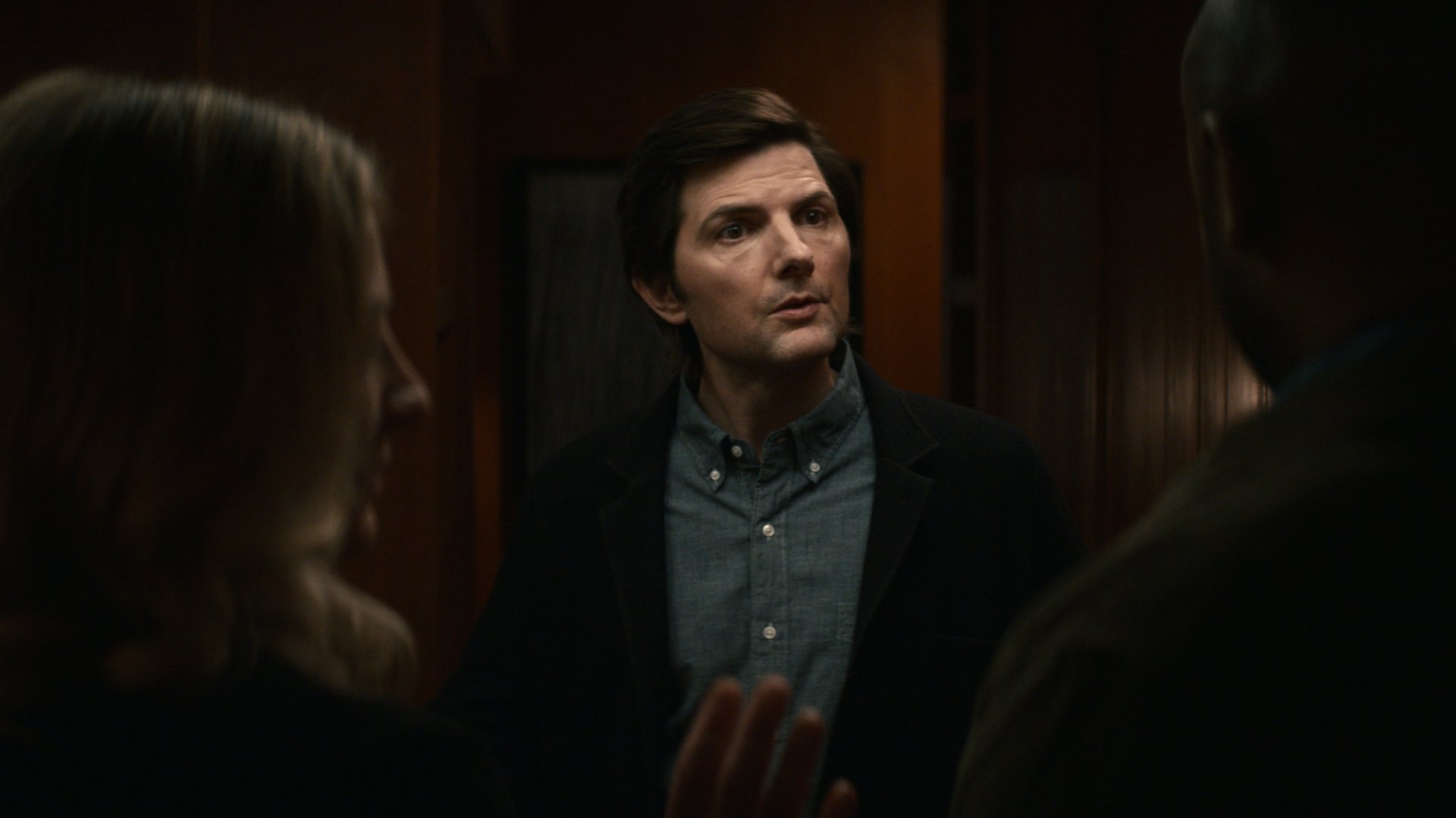 Download adam scott tv show severance hd wallpaper