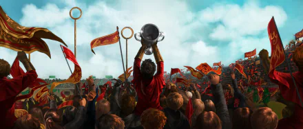  Gryffindor Wins the Quidditch Cup by Atomhawk
