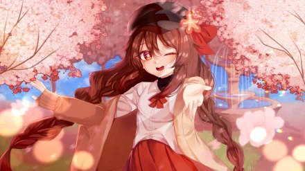 Hu Tao video game Genshin Impact HD Desktop Wallpaper | Background Image