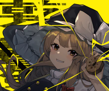 Marisa Kirisame Anime Touhou HD Desktop Wallpaper | Background Image