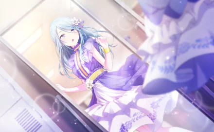 Hinomori Shizuku video game Project Sekai: Colorful Stage! feat. Hatsune Miku HD Desktop Wallpaper | Background Image