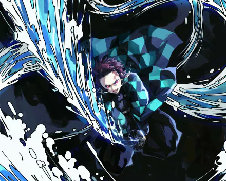 Tanjiro Kamado Anime Demon Slayer: Kimetsu no Yaiba HD Desktop Wallpaper | Background Image