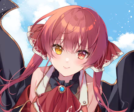 hololive Houshou Marine Anime Virtual Youtuber HD Desktop Wallpaper | Background Image