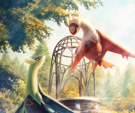 Latias (Pokémon) Latios (Pokémon) Anime Pokemon HD Desktop Wallpaper | Background Image