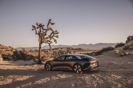 vehicle Lucid Air Grand Touring HD Desktop Wallpaper | Background Image