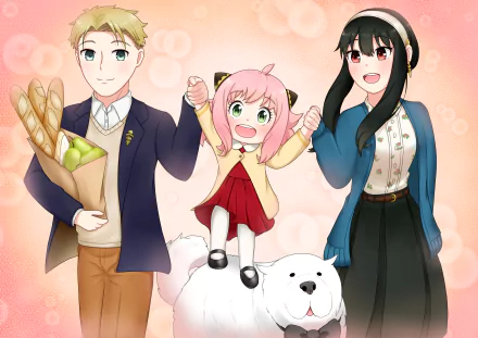 Yor Forger Loid Forger Bond (Spy x Family) Anya Forger Anime Spy x Family HD Desktop Wallpaper | Background Image