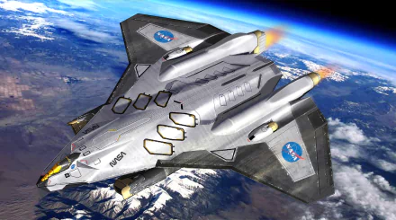 Sci Fi spaceship HD Desktop Wallpaper | Background Image