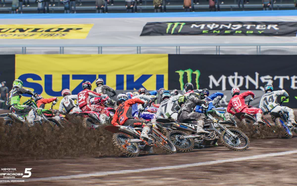 video game Monster Energy Supercross - The Official Videogame 5 HD Desktop Wallpaper | Background Image