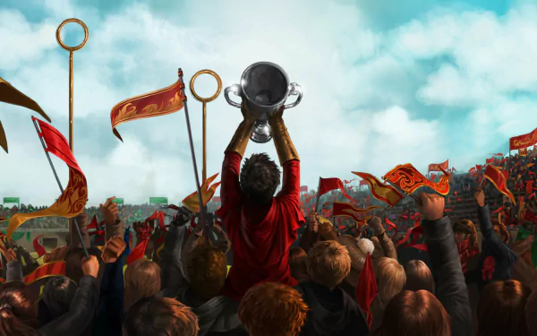  Gryffindor Wins the Quidditch Cup by Atomhawk