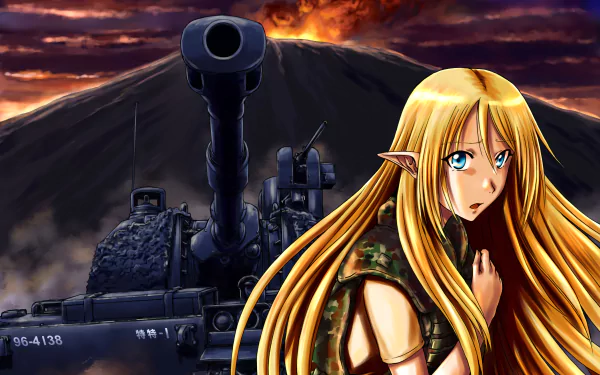 Tuka Luna Marceau Anime Gate (2015) HD Desktop Wallpaper | Background Image