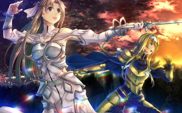 Anime Sword Art Online: Alicization Sword Art Online Alice Zuberg Asuna Yuuki HD Wallpaper | Background Image