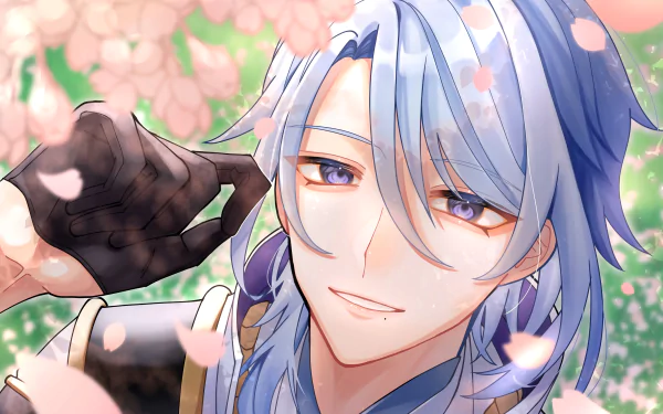 Kamisato Ayato video game Genshin Impact HD Desktop Wallpaper | Background Image