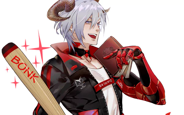 Noctyx Nijisanji Fulgur Ovid Anime Virtual Youtuber HD Desktop Wallpaper | Background Image