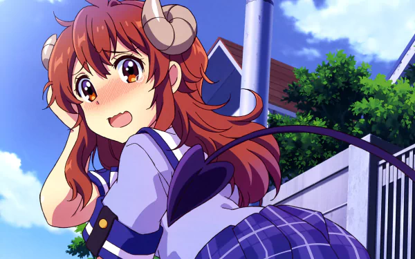 Yuuko Yoshida Anime The Demon Girl Next Door HD Desktop Wallpaper | Background Image