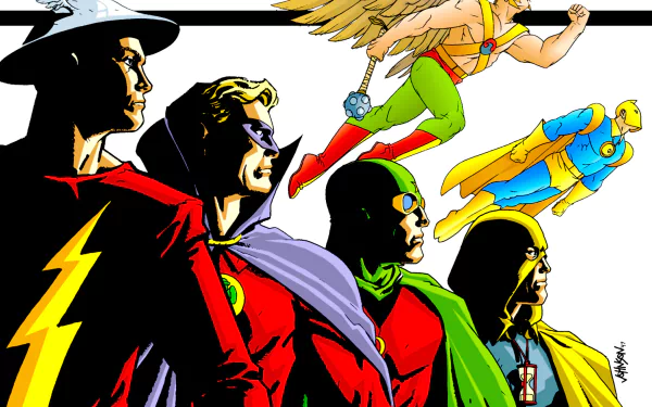 Comic Justice Society of America HD Desktop Wallpaper | Background Image