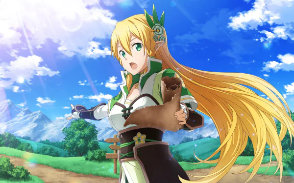 Leafa (Sword Art Online) Anime Sword Art Online HD Desktop Wallpaper | Background Image