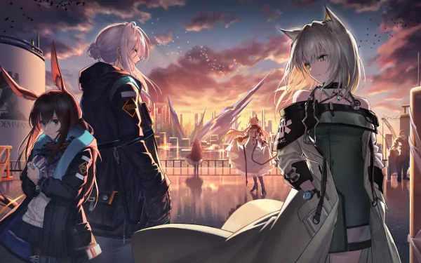 Kal'tsit (Arknights) Amiya (Arknights) video game Arknights HD Desktop Wallpaper | Background Image