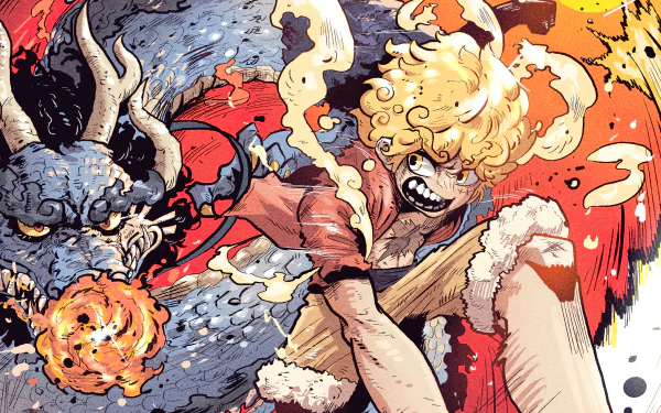  Luffy - Joy Boy, Sun God Nika Vs Kaido