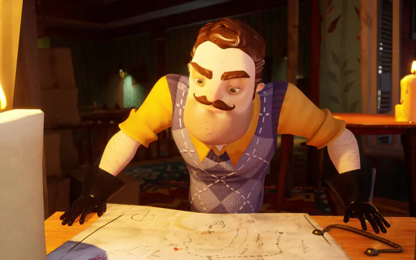 video game Hello Neighbor 2 HD Desktop Wallpaper | Background Image