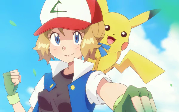 Serena (Pokémon) Pikachu video game Pokémon X and Y HD Desktop Wallpaper | Background Image