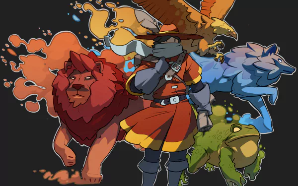 video game Monster Sanctuary HD Desktop Wallpaper | Background Image