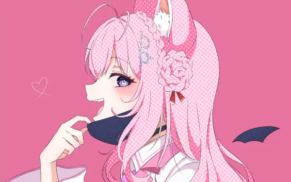 hololive Hakui Koyori Anime Virtual Youtuber HD Desktop Wallpaper | Background Image