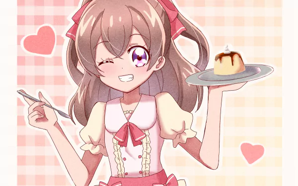 Nagomi Yui Anime Delicious Party Precure HD Desktop Wallpaper | Background Image