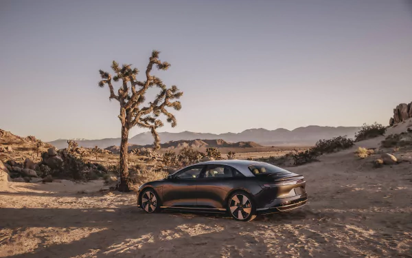 vehicle Lucid Air Grand Touring HD Desktop Wallpaper | Background Image