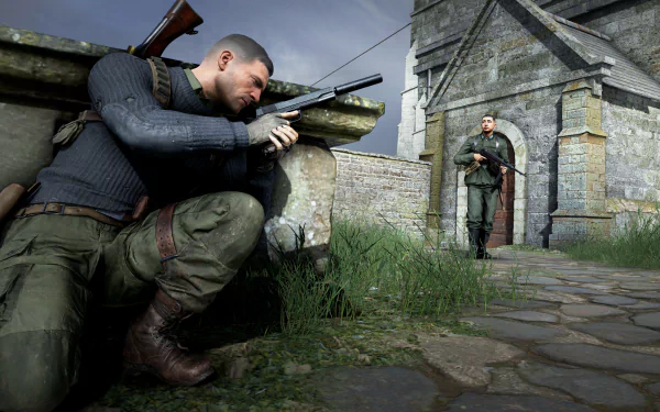 video game Sniper Elite 5 HD Desktop Wallpaper | Background Image