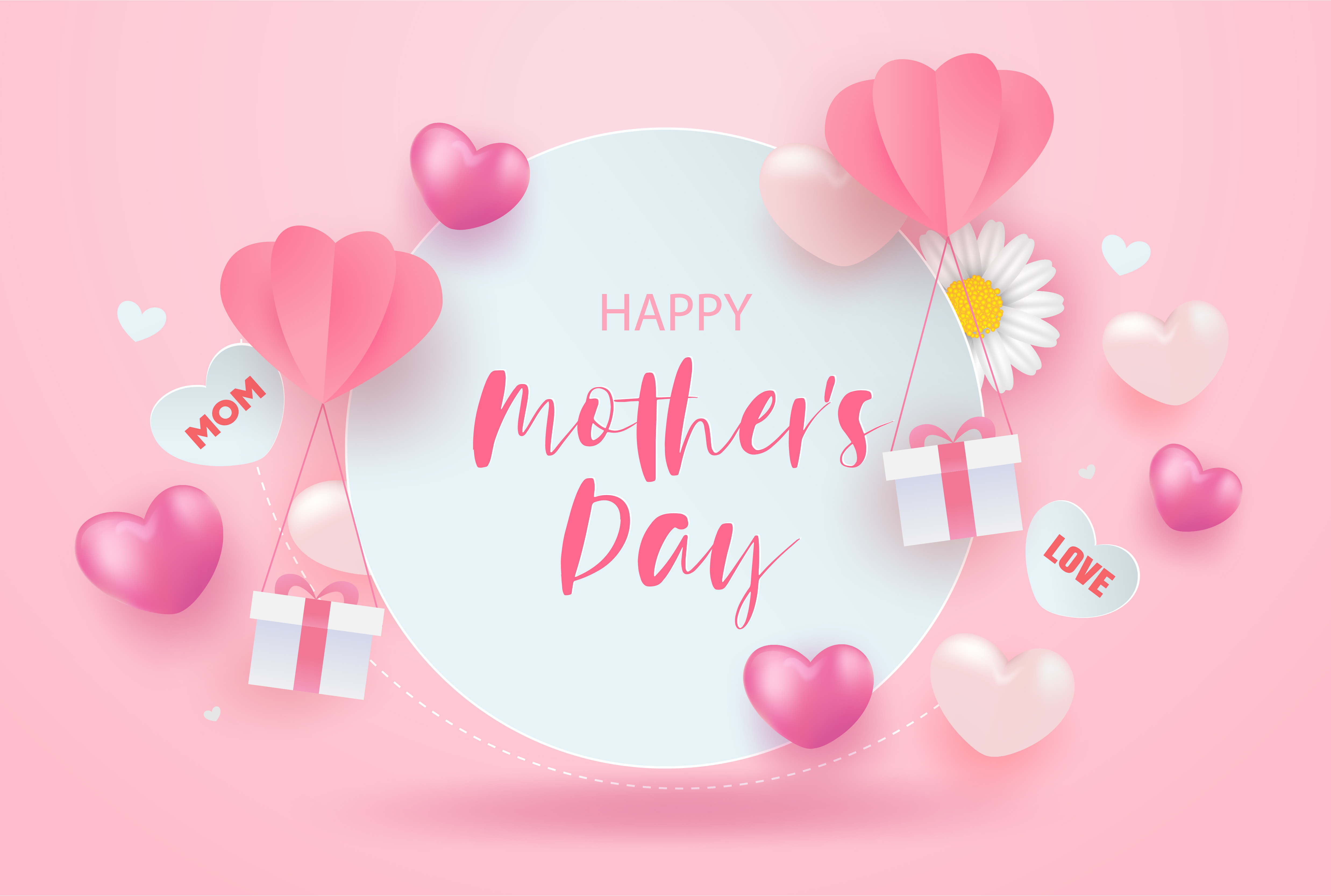 Download Happy Mother's Day Holiday Mother's Day 4k Ultra HD Wallpaper — free download